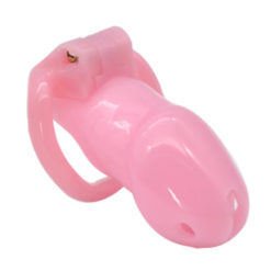 HT-V2 Sissy Male Chastity Device Pink Front