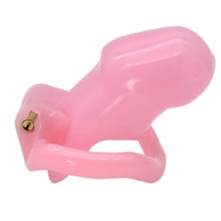 HT-V2 Sissy Male Chastity Device Pink Side