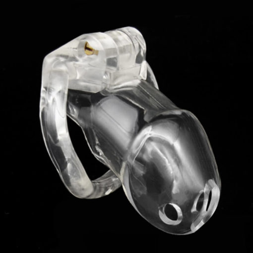 HT-V2 Sissy Male Chastity Device Transparent Front