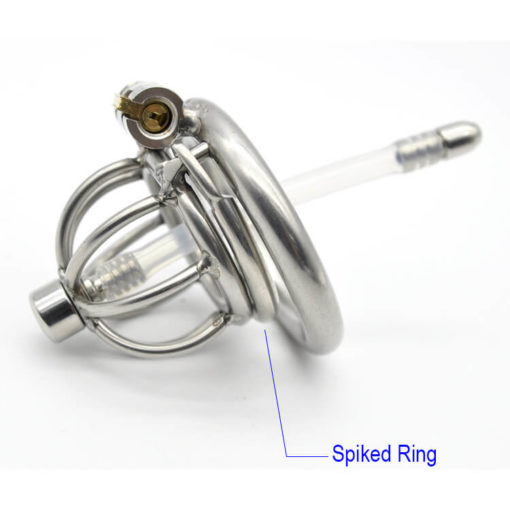 Small Dick Lock Spiked Chastity Cage Spiked Ring