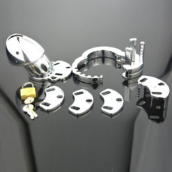 Adjustable Metal Hinged Chastity Device For Beginners Package