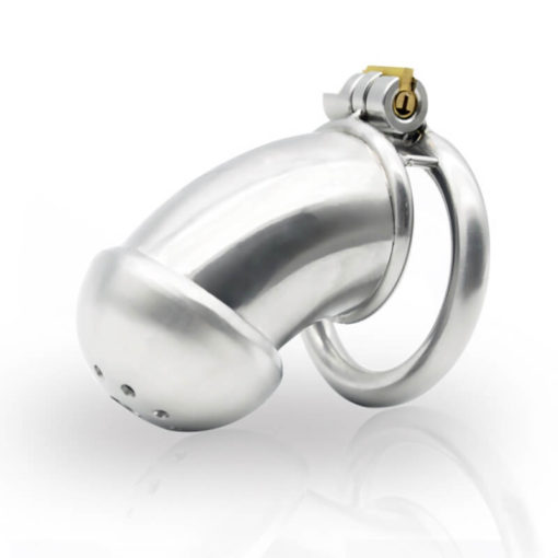 Completely Enclosed Stainless Steel Male Chastity Tube Long
