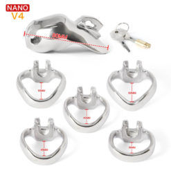 Heavy Bondage Stainless Steel Holy Trainer Chastity Cage Nano Package