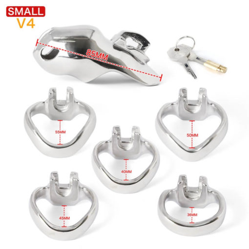 Heavy Bondage Stainless Steel Holy Trainer Chastity Cage Small Package
