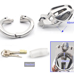 Lock The Cock Metal Chastity Cage Standard Size