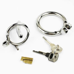 Painful And Pleasure Urethral Sounding Male Chastity Cage Package1