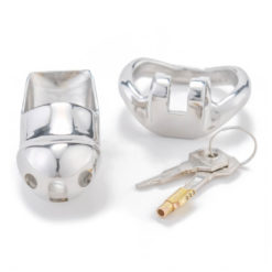 Penis Torture Stainless Steel Holy Trainer Chastity Device Package