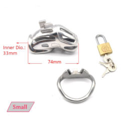 Small Cock Restraint Stainless Steel Sissy Chastity Cage Small Package