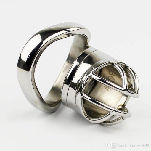 Spiky Armor Stainless Steel Male Gay Chastity Cage Bottom