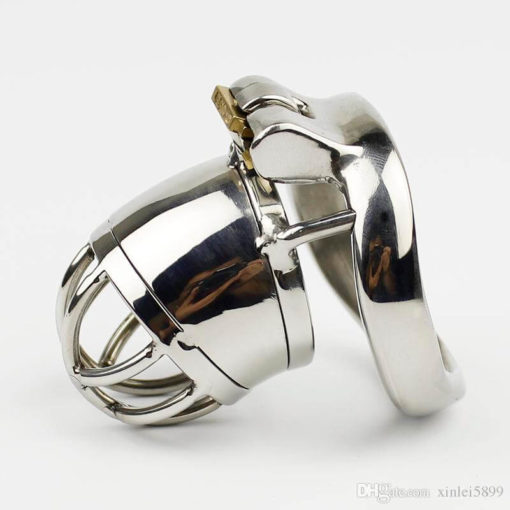 Spiky Armor Stainless Steel Male Gay Chastity Cage Side