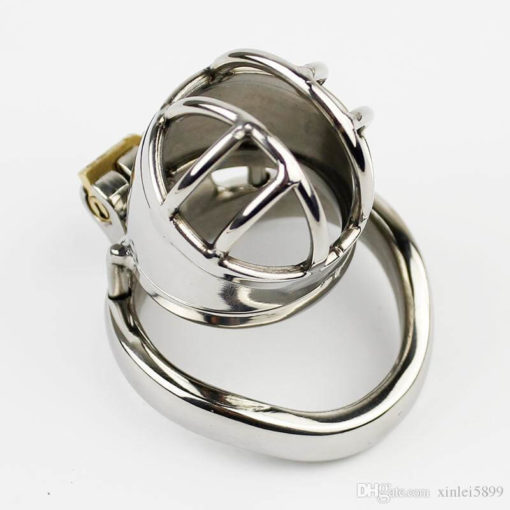 Spiky Armor Stainless Steel Male Gay Chastity Cage Tip