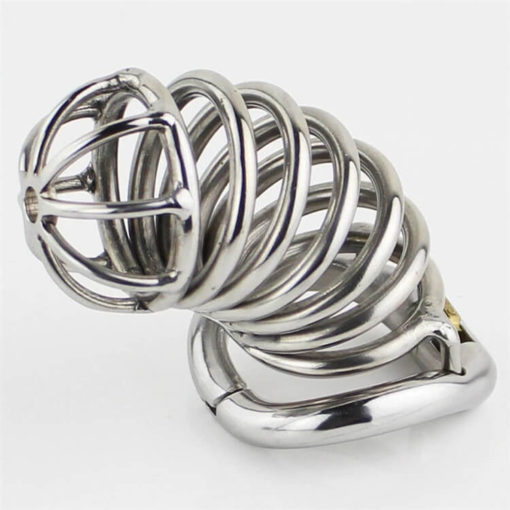 Stainless Steel Sissy Large Chastity Cage BDSM Sex Toy Tip