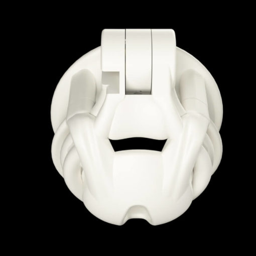 Newest 3D Printed V7 Cobra Chastity Cage Nub White