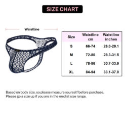 Sissy Lace Pouch Panties Mens Thongs Sexy G String Underwear Size Chart