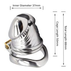 Inverted Chastity Cage Size