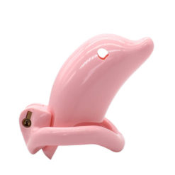 The Dolphin Chastity Cage Pink Left2