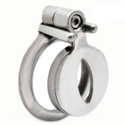 1 Inch Steel Micro Chastity Cage Front