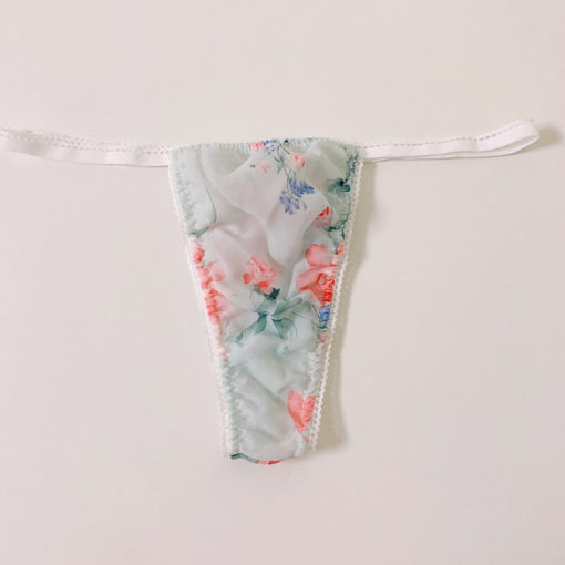 Girly Floral Berry G-String Flower3