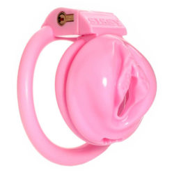 Pink Pussy Chastity Cage G3
