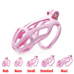 Sissy Princess Resin Chastity Cage Pink