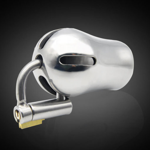 Stainless Steel Male Chastity Device With Titanium PA Lock