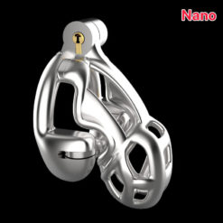Steel Vice Double Lock Chastity Device Nano Right