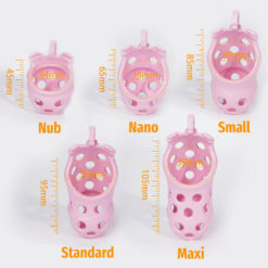 The Honeycomb Resin Chastity Cage Sizes