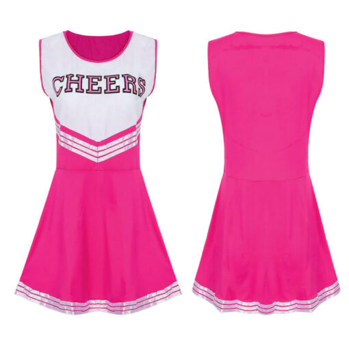Femboy Cheerleader Dress Costume Flat
