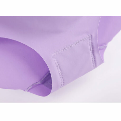 Plus Size Stretch Ice Silk Seamless Panties Details2