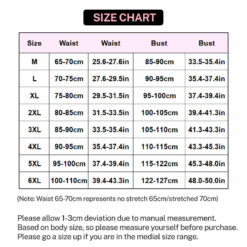 Sissy Pink Court Corset With Cake Skirt Size Chart