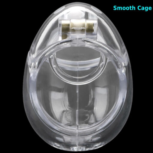 Egg Chastity Device With Anti Pullout Ring Smooth Cage Inside