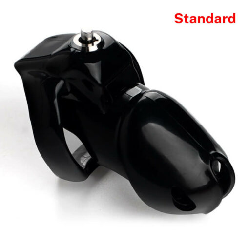 Holy Trainer V5 Resin Male Chastity Device Black Standard