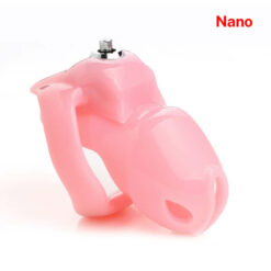 Holy Trainer V5 Resin Male Chastity Device Pink Nano