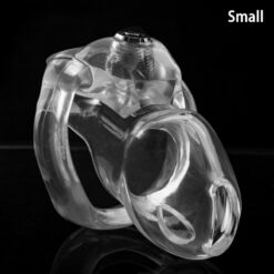 Holy Trainer V5 Resin Male Chastity Device Transparent Small