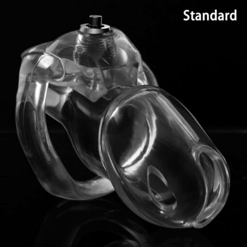 Holy Trainer V5 Resin Male Chastity Device Transparent Standard