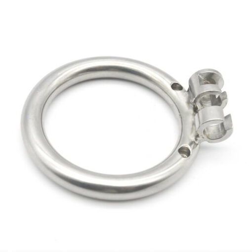 Metal Flat Chastity Cage Rings