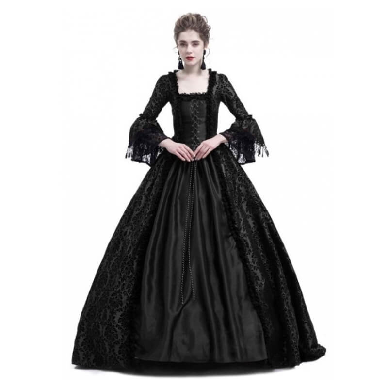 Plus Size Lace Medieval Corset Court Dress Costume