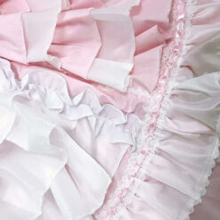 Sissy Luxurious Frilly Princess Dress Pink Chiffon Fabric