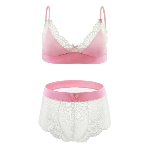Cute Sissy Bra And Panties For Training Color2