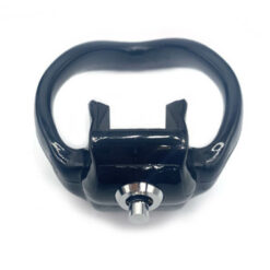 Resin Click Lock Chastity Rings For Holy Trainer V5 Black