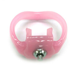 Resin Click Lock Chastity Rings For Holy Trainer V5 Pink