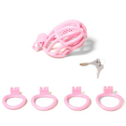 The Lattice Chastity Device Pink Long Accessories