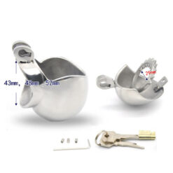 Anti Pullout Steel Egg Chastity Device Accessories