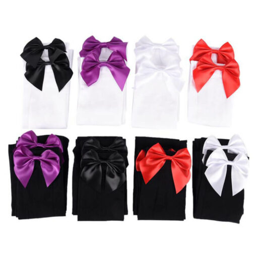 Sissy Boy Thigh Highs Bow Stockings Multiple Colors