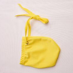 Modesty Cock Warmer Drawstring Penis Pouch Yellow