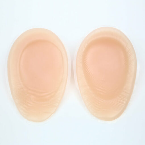 Realistic Self Adhesive Saggy Silicone Breast Forms Back1