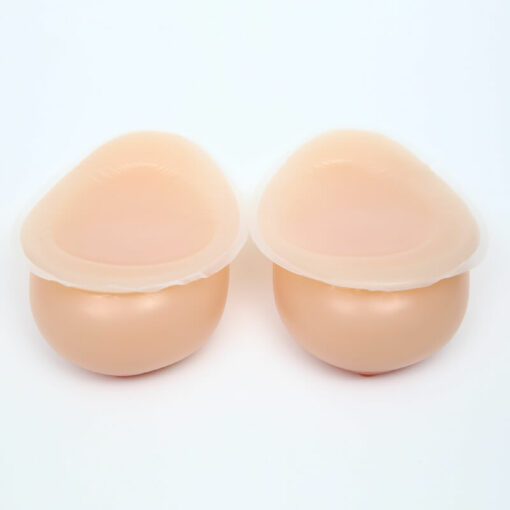 Realistic Self Adhesive Saggy Silicone Breast Forms Back3