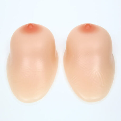 Realistic Self Adhesive Saggy Silicone Breast Forms Top