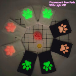 Lolita Kitten Paw Pad Stockings Fluorescent Paw Pad With Light Off