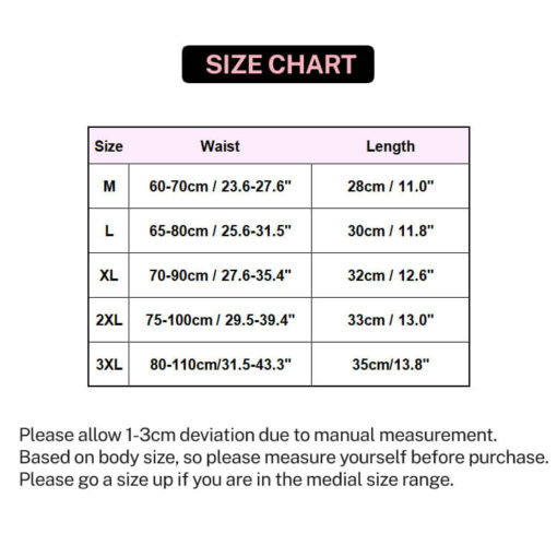 Plus Size Lace High Waist Panties For Sissy Men Size Chart